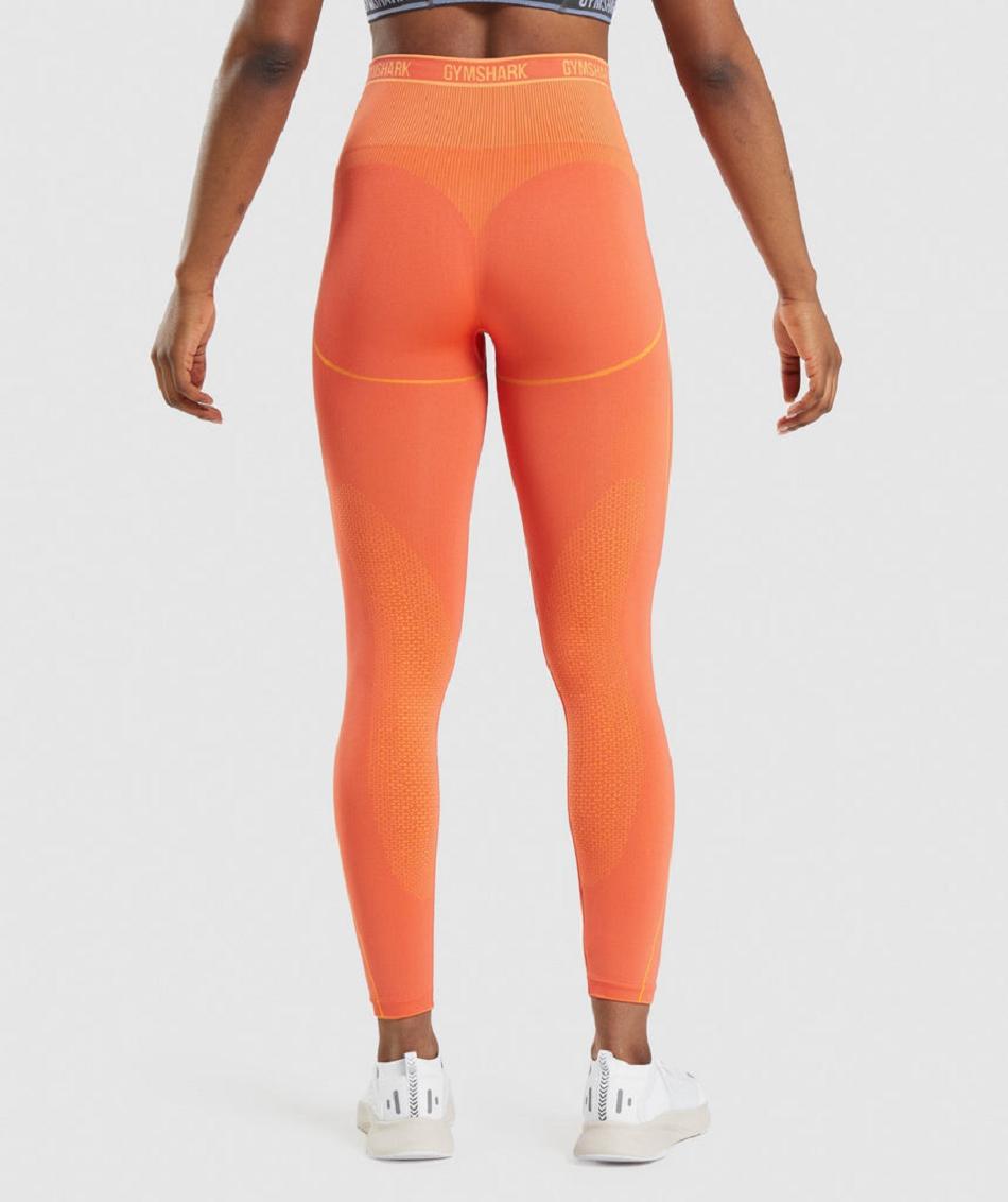 Gymshark Apex Seamless High Rise Ženske Tajice Narančaste Boje Marelice Narančaste | HR 4051HAP